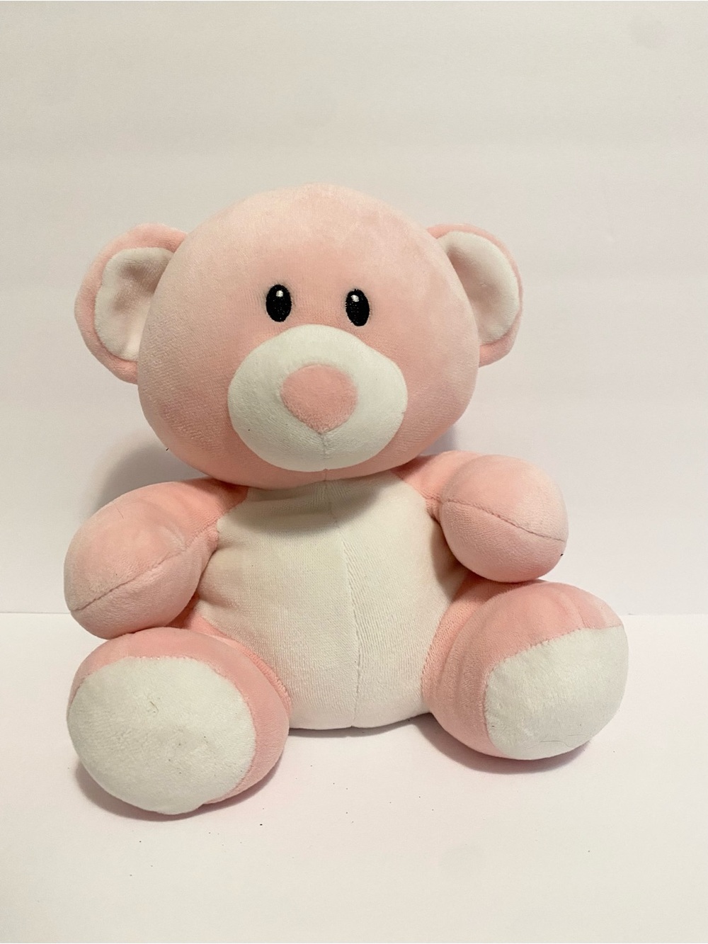 TY Baby Princess Pink Bear Plush Lovey Girl Soft Touch Cuddle Toy Medium 9”